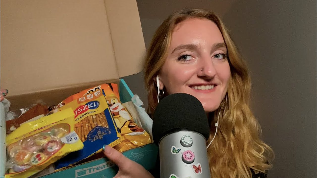 trying & rating snacks from Poland 🇵🇱 ASMR 🍫❤ @trytreats8655