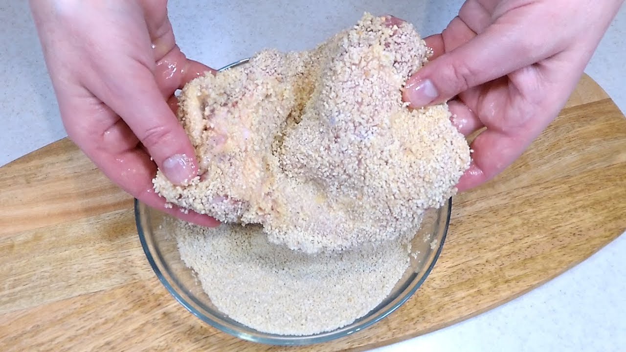 Как приготовить сочный Венский Шницель из свинины. Свиной Шницель в сухарях простой рецепт за 10 мин