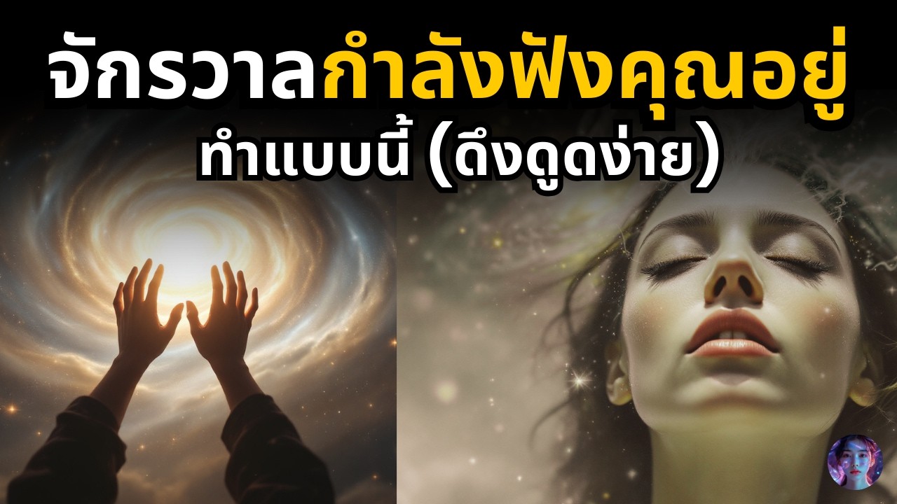 กฎแรงดึงดูด วิธีสื่อสารกับจักรวาลให้ได้ผล 100% (Talk to Universe) | จักรวาลแห่งจิตวิญญาณ