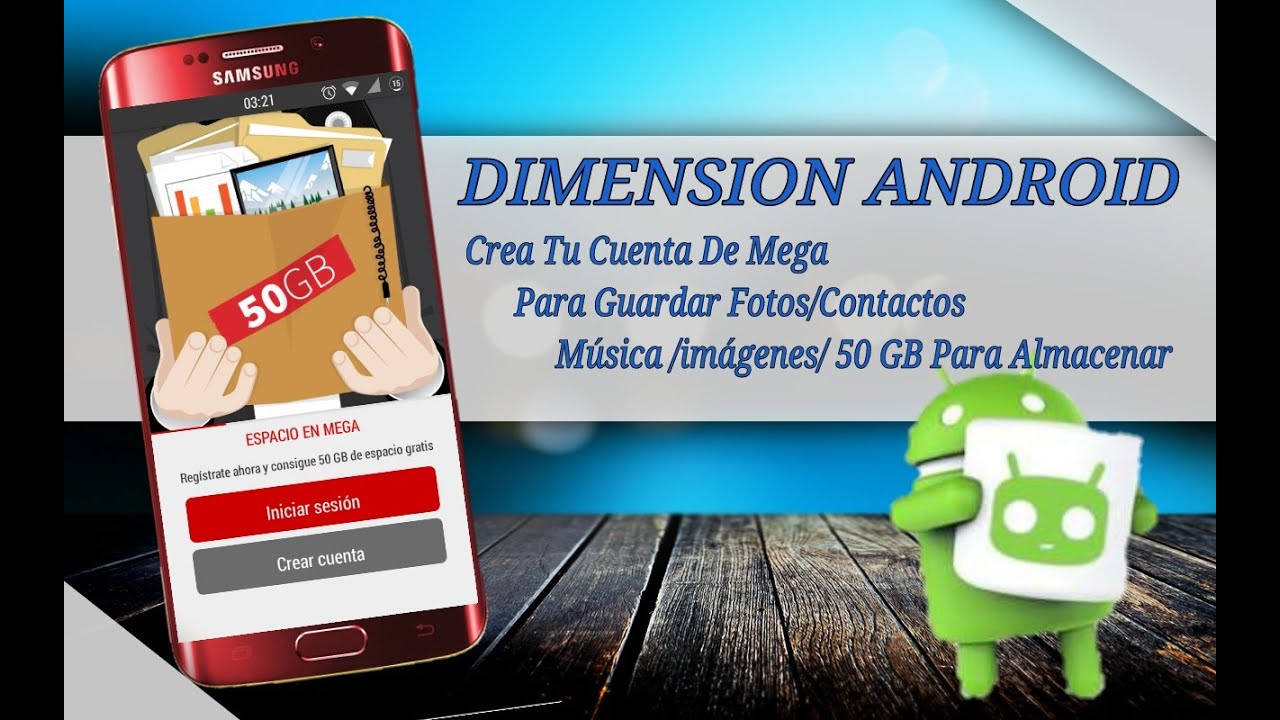Como Crear Una Cuenta En Mega Desde Tu Anandroid 2016 - YouTube