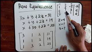 Row Equivalence Part 1