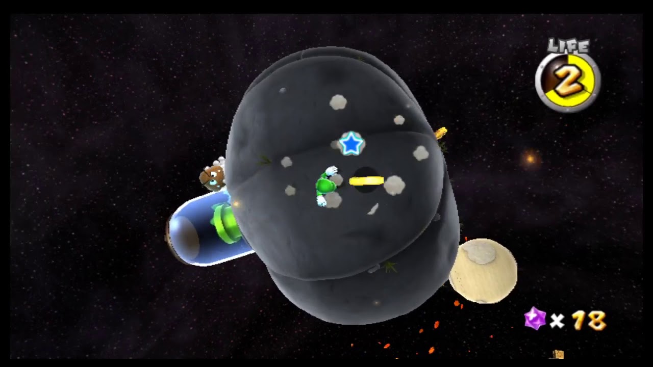 Super Mario Galaxy 2 Hack Preview - Battle Belt Galaxy!