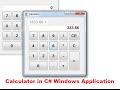 How to Make a Calculator in C# Windows Form Application Part-2