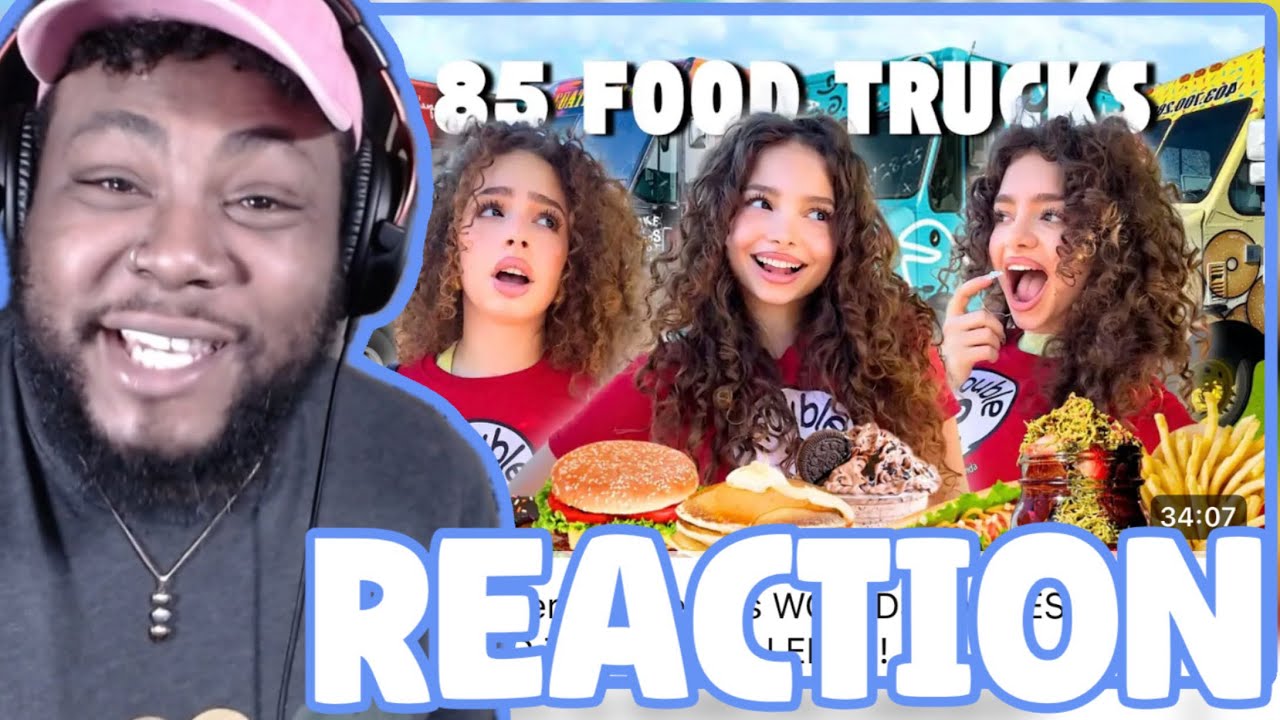 Я ГОЛОДЕН! Сёстры Калогерас против самого большого в мире фудтрака! | РЕАКЦИЯ