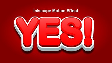 Awesome Text Effect using Motion in Inkscape