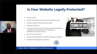 How to Legally Protect Your Medical Tourism Website | Webinar Clip | Gilliam Elliott Jr.