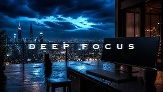 Calm Work Music ~ 90 Min Stormy City Mix for Deep Work & Study | STORM WATCH screenshot 5