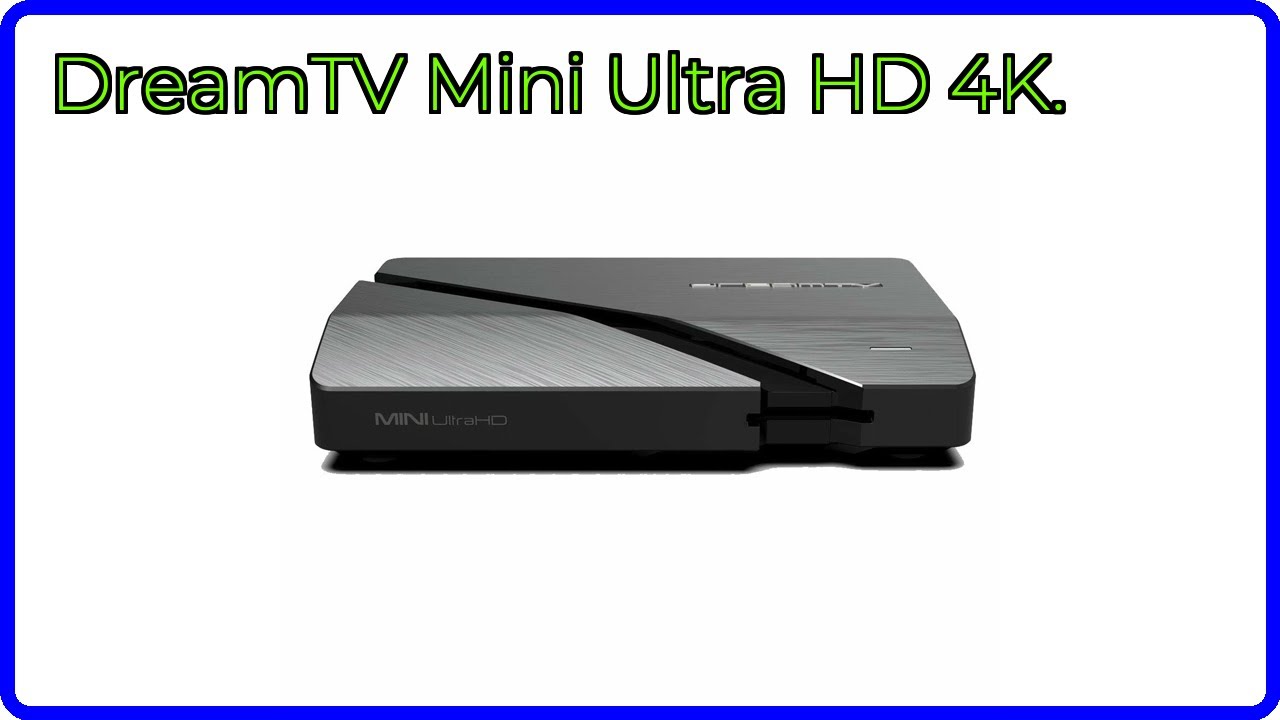 DreamTV Mini Ultra HD Android 9.0 – IPTV Box Con Quad Core, 2GB RAM, 16GB, Dual WiFi E Bluetooth