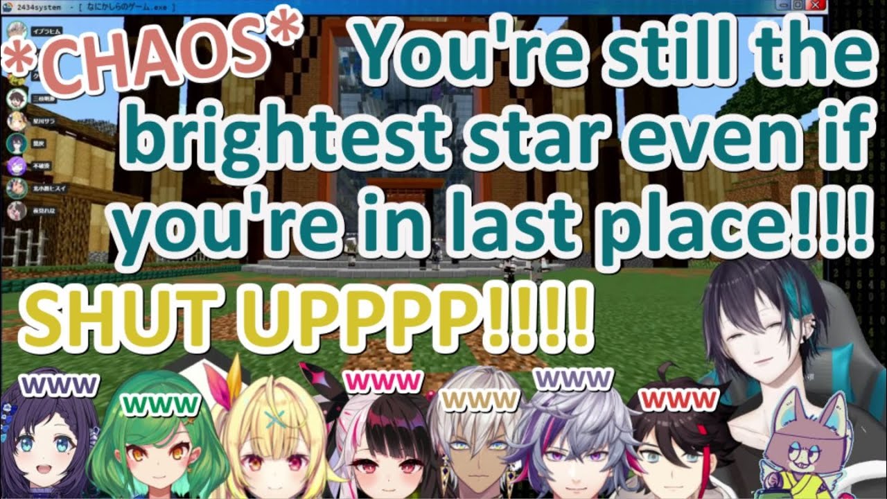 【ENG Sub】Nijisanji MinecraftSkills Cup S2 Round 1 Highlights【Mesherz POV】