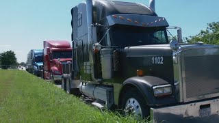 Frustrated homeowners fighting against big rigs parking in residential areas