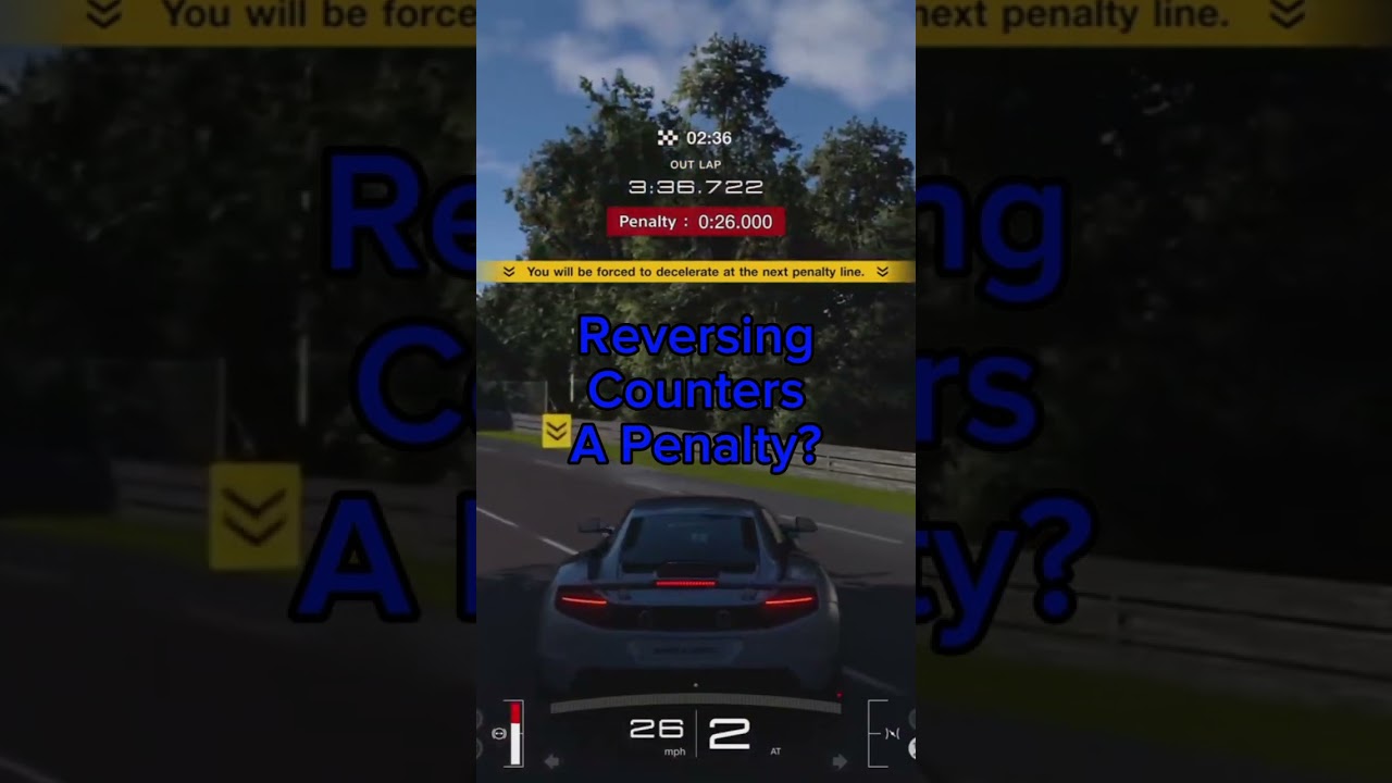 Reversing Avoids A Penalty?! (Gran Turismo 7)