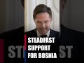 NATO’s Mark Rutte Reaffirms Support for Bosnia’s Territorial Integrity