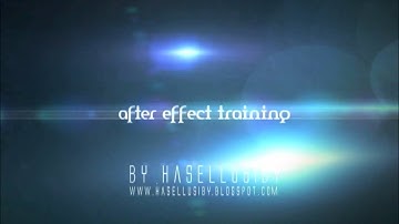 After Effects: optical flares titles