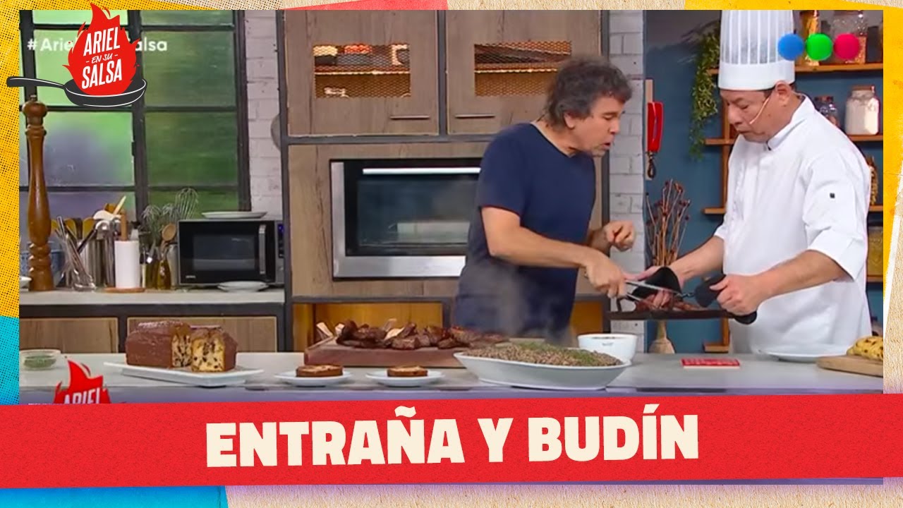 Entraña al Ladrillo - Espiga de Queso y Ajo - Budín de Chocolate y Nuez | ARIEL EN SU SALSA