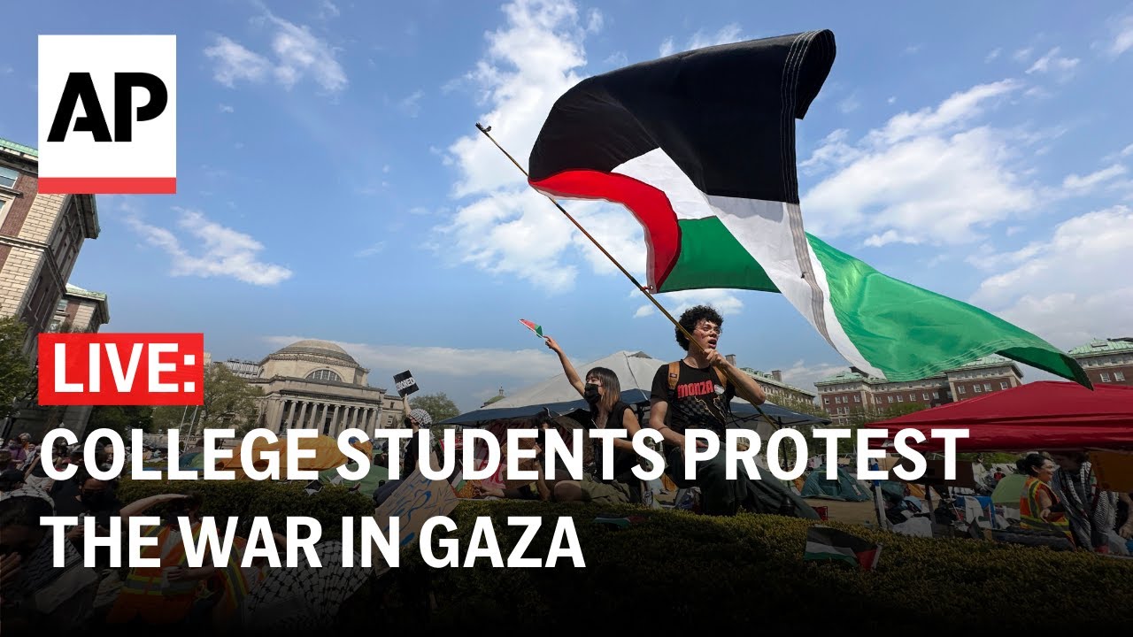 LIVE: University of Texas students protest the war in Gaza - YouTube