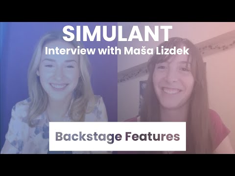 SIMULANT Interview with Maša Lizdek | Backstage Features with Gracie Lowes