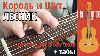 Король и Шут - Лесник (мелодия) / ДЛЯ НАЧИНАЮЩИХ / Разбор на гитаре