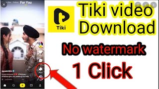 Tiki app see without watermark video download app I Tiki short video I Kannada I Hindi I Bigbrotech screenshot 5
