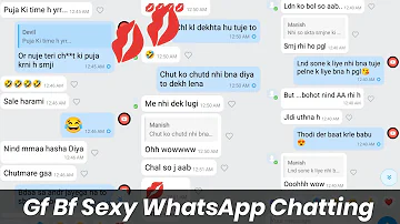 gf 👯 bf sex chat // Late night hot sexy WhatsApp Chatting// sexy chat
