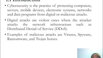 Part 1: Introduction Cybersecurity