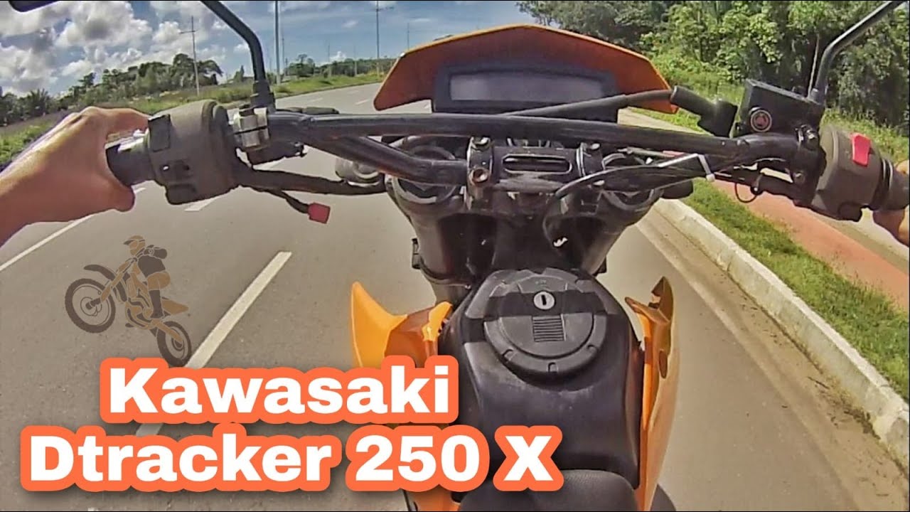 Test Ride Kawasaki D-Tracker 250 X Poucos conhecem essa moto ! - YouTube