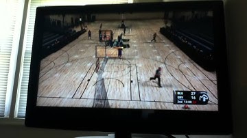 Nba 2k11 My Player- Newcomer Draft Combine Game 2 1st half