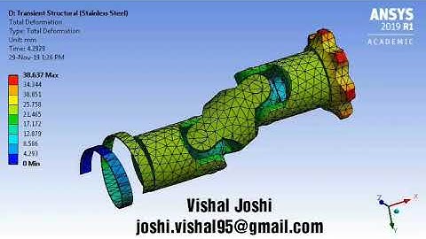 Universal Joint FEA || Ansys Workbench || Vishal Joshi