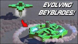 Evolving the Best BEYBLADES Through Survival of the Fittest! (Trailmakers Gameplay)