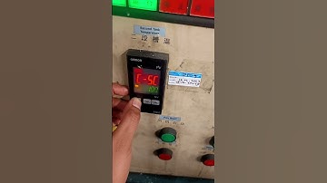 Parameter setting- Omron E5EZ temperature controller #trending #viral #youtube #engineering #reels