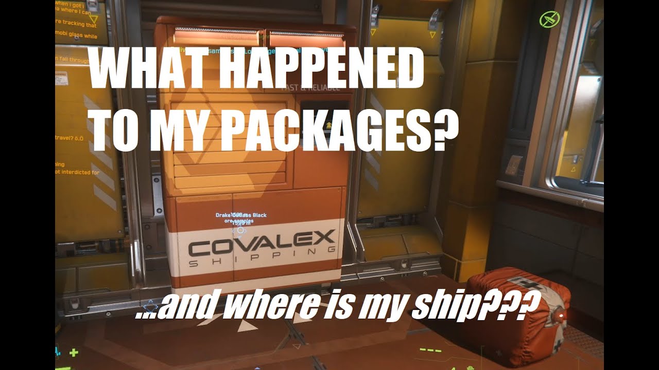 Star Citizen Delivery/Shipment package lost when storing ship [3.8.0