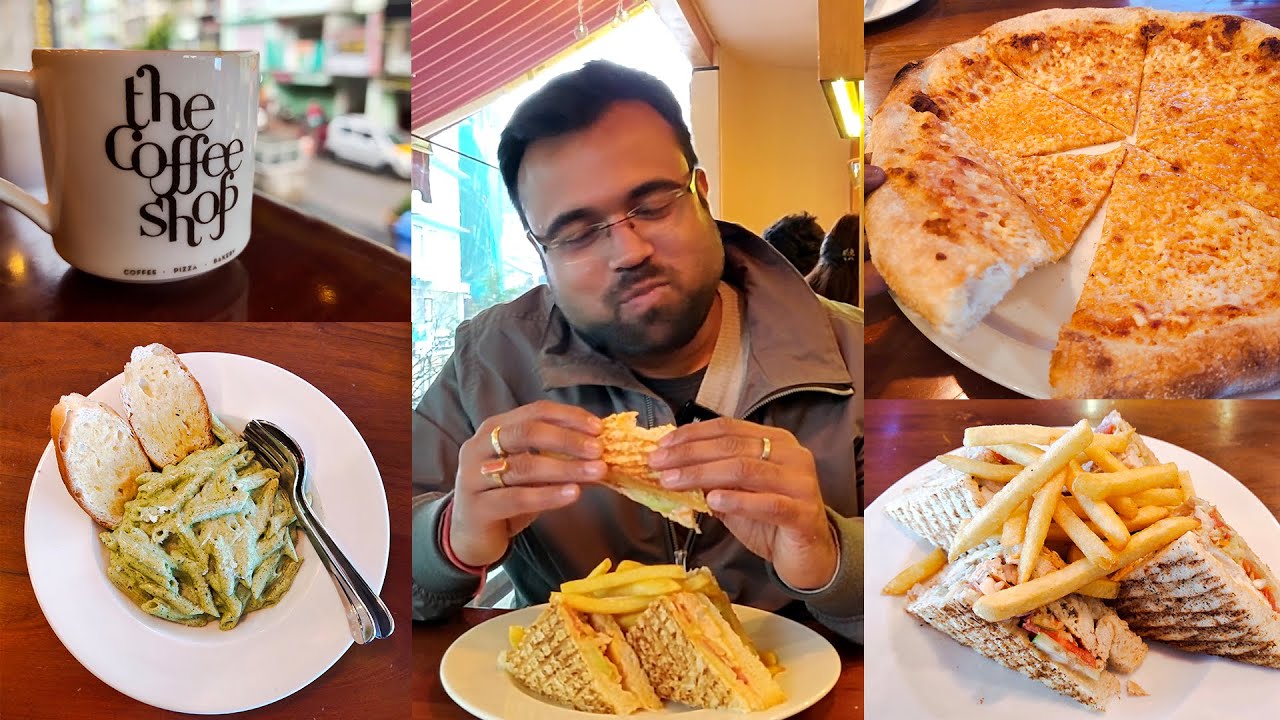 Best Italian Food / Restaurant in MG Marg, Gangtok Sikkim The Coffee Shop Gangtok Food Vlog