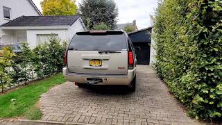 2007 GMC Yukon XL Denali. 6.2 L92 V8. 3" MBRP CatBack.  Exhaust sound. Cold start and drive-by. 2007 Gmc Yukon Engine 6 2l V8