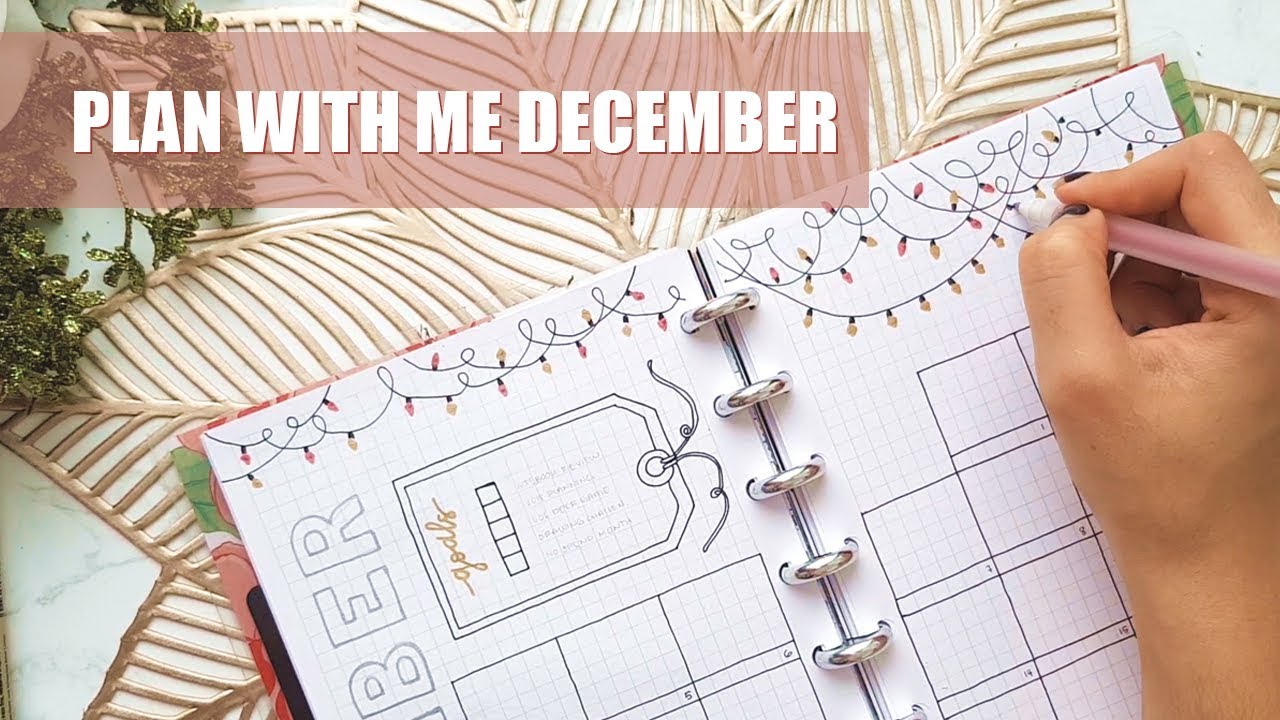 Bulet Journal PWM December - Gelly Roll Metallic Theme