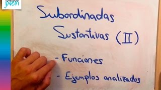 Subordinadas Sustantivas II