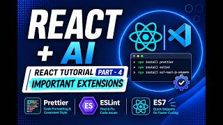 Important VS Code Extensions for React | React Tutorial Part #4
