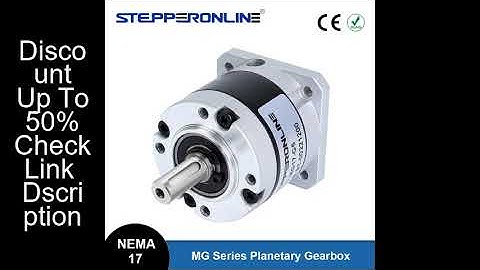 Nema 17 Planetary Gearbox Motor Speed Reducer Ratio 5:1/10:1/20:1/50:1/100:1 5mm Input for Nema17 St