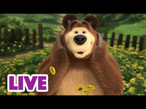 видео: 🔴 LIVE STREAM 🎬 Masha and the Bear 🌸 Spring blossoms 🌸