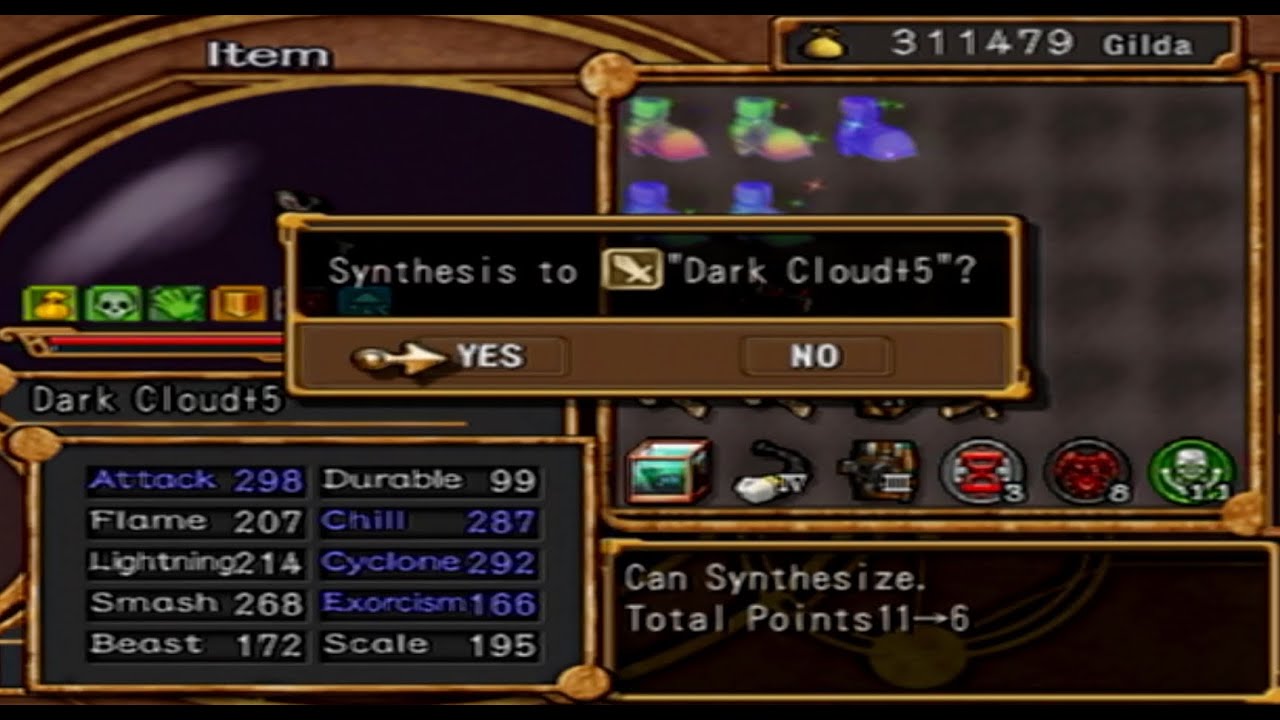 110% pre-Lin Pt 59 Dark Cloud+5 - YouTube