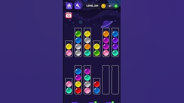 Ball Sort Master Game Level - 224 Without Boosters | Puzzle Game | #entertainment #puzzle #games