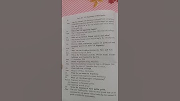 operation Iraq freedom U.S. Hegemony in World Politics | UGC NET 2025 Important Questions & Answers"