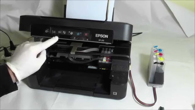 Cartucce ricaricabili Installazione sulla stampante Epson XP-215 - YouTube