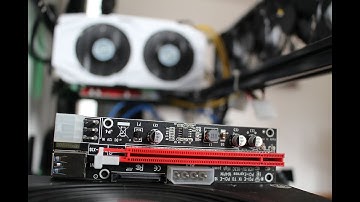 How to wire and install PCIe RISERS on any PC (Mining rig build)