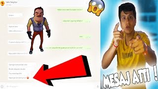 Hello Nei̇ghbor Bana Mesaj Atti Yardım Edin