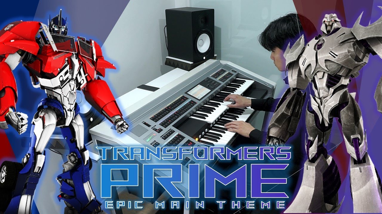 Transformers Prime  - Main Theme  ( エレクトーン, Piano ) -  EPIC COVER   - One Man Orchestra