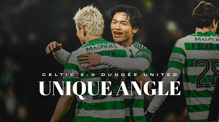 Unique Angle | Celtic 2-0 Dundee United | Maeda & Hatate on target for dominant Celts in Paradise!