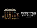 Installation instruction of light set for lego 21330 home alone