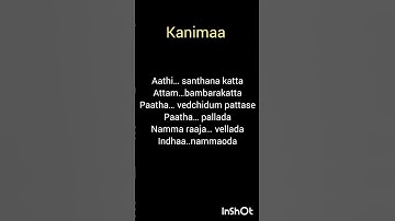 Thumbnail of KANIMAA Lyrical Video-RETRO |Suriya|Karthik Subbaraj |Pooja Hegde |SanthoshNarayanan #kanimaa #retro