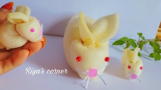 How to make a rabbits foam set/🐇🐇/ সহজেই ফোম দিয়ে খরগোশ বানানো /easy craft /ideas to rabbits foamset screenshot 1
