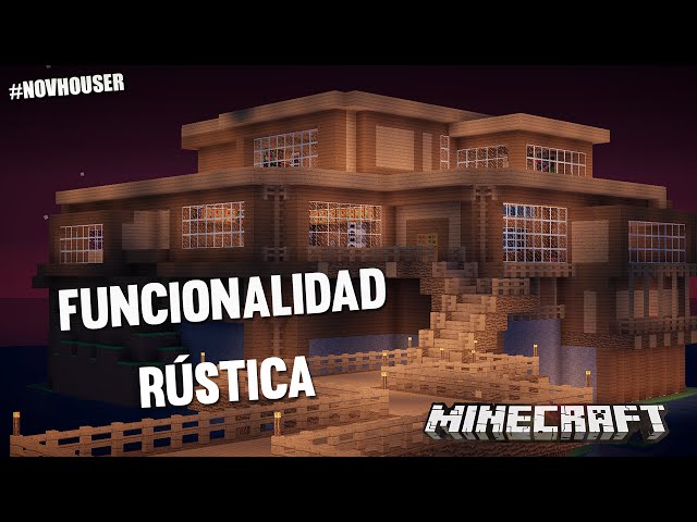 Casa Rustica Para Minecraft Pocket Edition 0.11.X - video Dailymotion