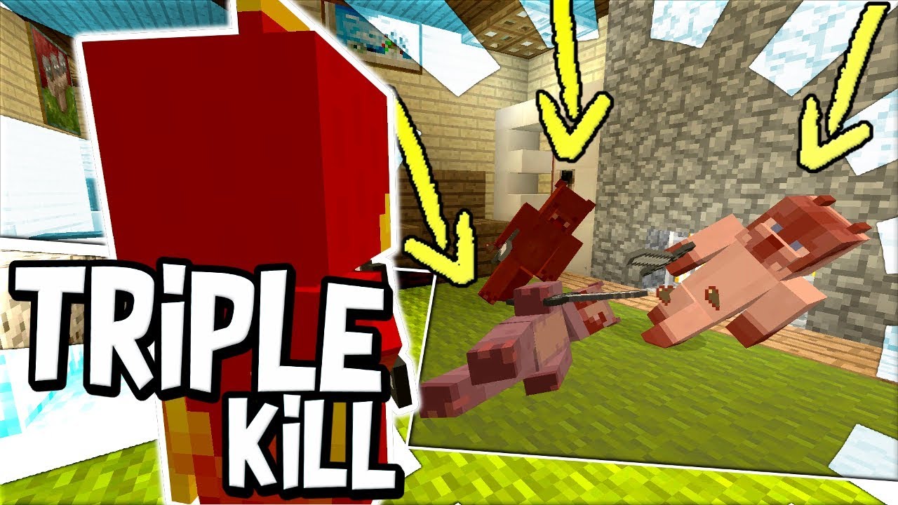MURDERER GETS A MAD TRIPLE KILL !! : Minecraft xbox Sherlock Murder Mystery